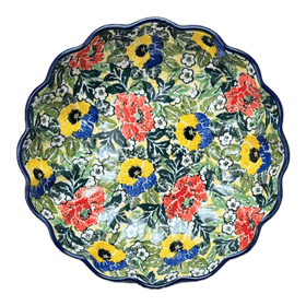 Polish Pottery CA 7.5" Blossom Bowl (Tropical Love) | A249-U4705 Additional Image at PolishPotteryOutlet.com