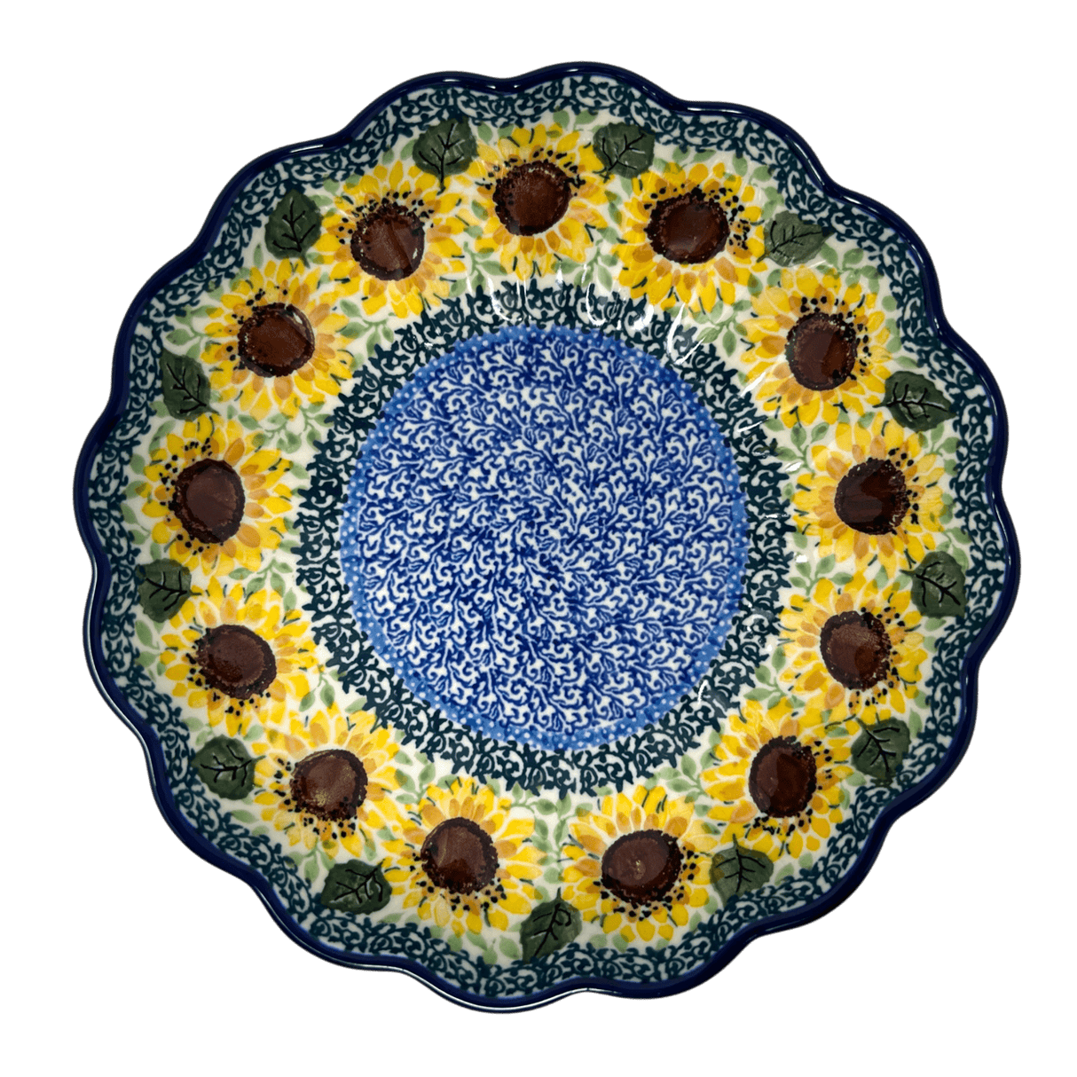 Bowl, Round, Blossom, 7.5" in "Sunflowers" by Ceramika Artystyczna | A249-U4739