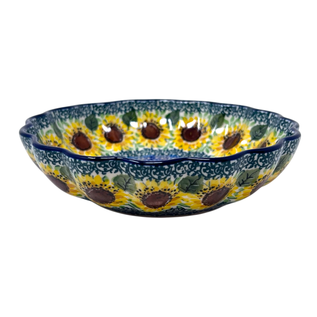 Bowl, Round, Blossom, 7.5" in "Sunflowers" by Ceramika Artystyczna | A249-U4739