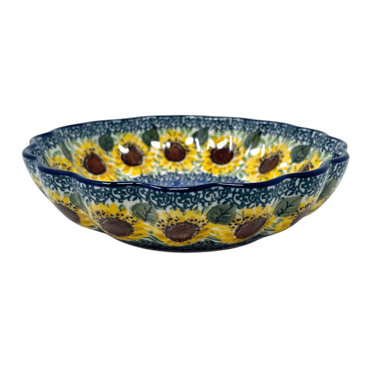 Bowl, Round, Blossom, 7.5" in "Sunflowers" by Ceramika Artystyczna | A249-U4739