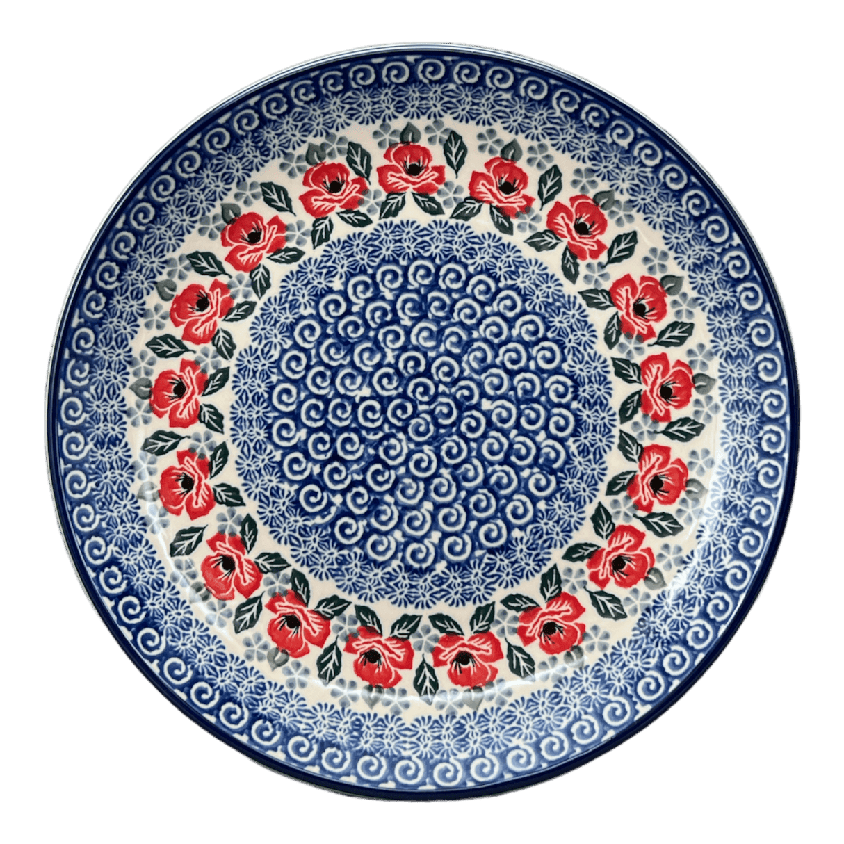 Plate, Round, Dinner, 10" in "Rosie's Garden" by Ceramika Artystyczna | A257-1490X