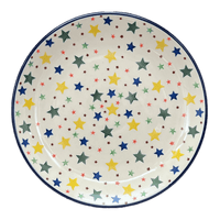 A picture of a Polish Pottery CA 10" Dinner Plate (Star Shower) | A257-359X as shown at PolishPotteryOutlet.com/products/10-round-dinner-plate-star-shower-a257-359x