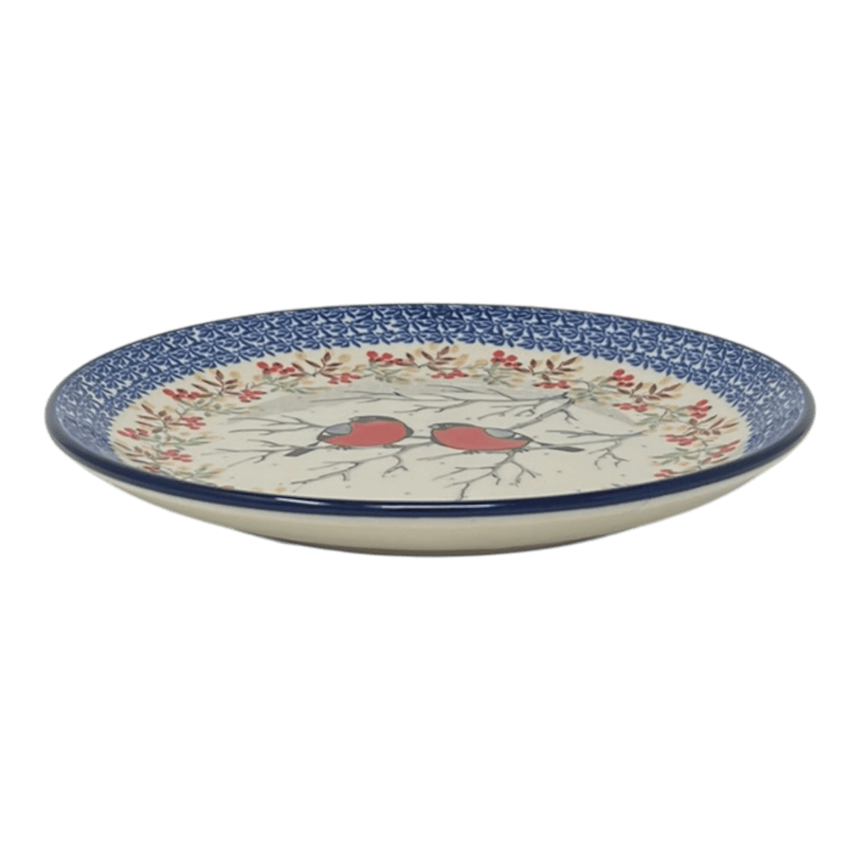 Plate, Round, Dinner, 10" in "Bullfinch Banquet" by Ceramika Artystyczna | A257-U4908