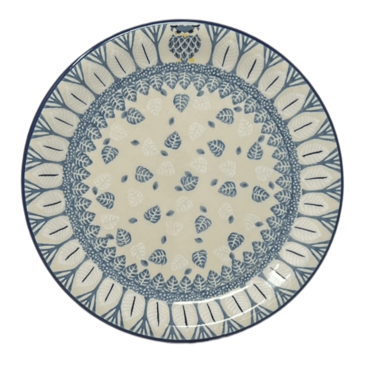 Plate, Round, Salad, 8" in "Lone Owl" by Ceramika Artystyczna | A337-3326X