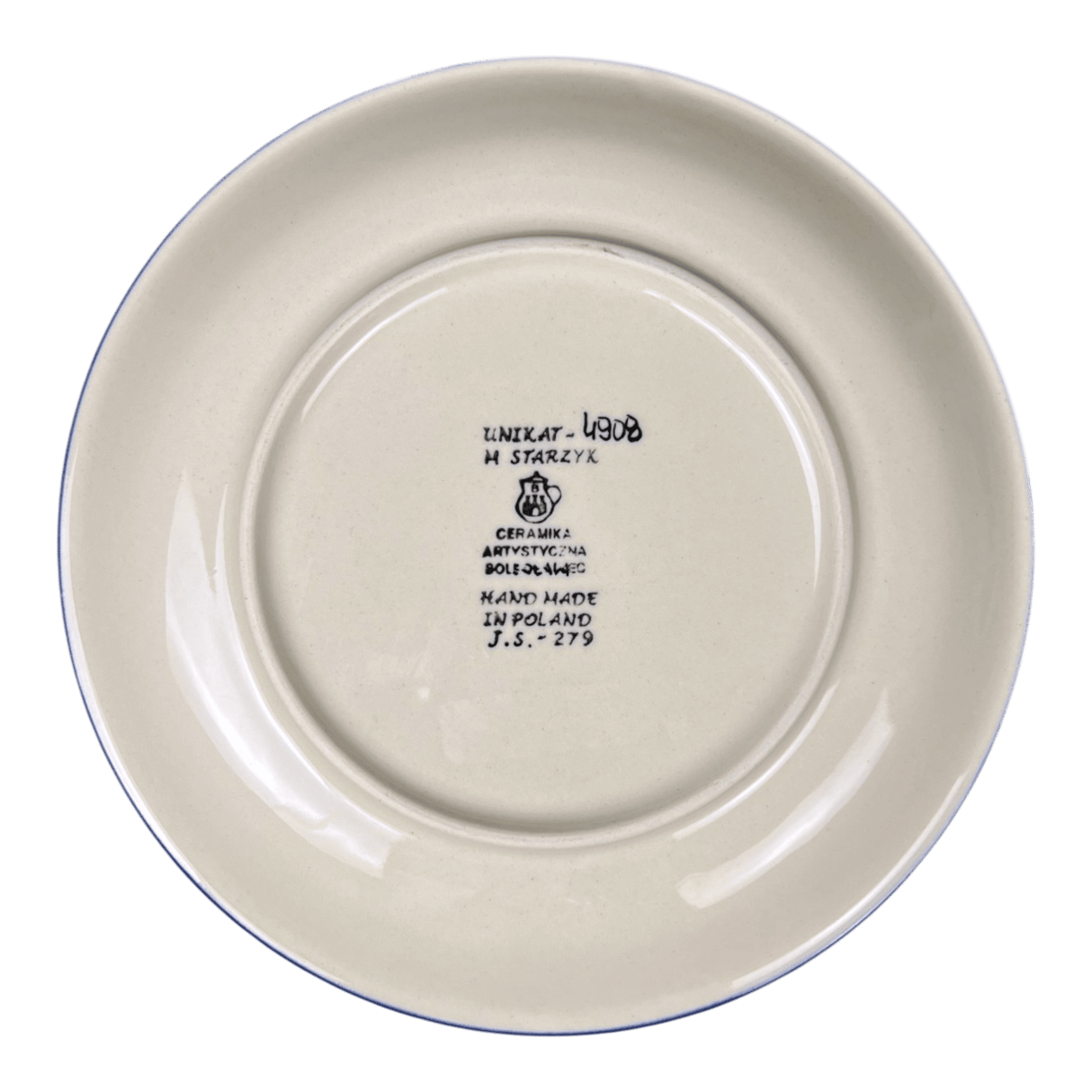 Plate, Round, Salad, 8" in "Bullfinch Banquet" by Ceramika Artystyczna | A337-U4908