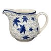 Polish Pottery C.A. 10 oz. Creamer (Blue Sweetgum) | A341-2545X at PolishPotteryOutlet.com