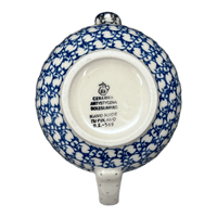 A picture of a Polish Pottery CA 10 oz. Creamer (Labrador Loop) | A341-2862X as shown at PolishPotteryOutlet.com/products/10-oz-creamer-labrador-loop-a341-2862x