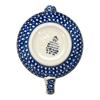 A picture of a Polish Pottery CA 10 oz. Creamer (Starry Sea) | A341-454C as shown at PolishPotteryOutlet.com/products/10-oz-creamer-starry-sea-a341-454c