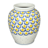 Polish Pottery CA 6.5" Tall Vase (Sunny Circle) | A345-0215 at PolishPotteryOutlet.com