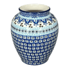 Polish Pottery CA 6.5" Tall Vase (Blue Ribbon) | A345-1026X at PolishPotteryOutlet.com