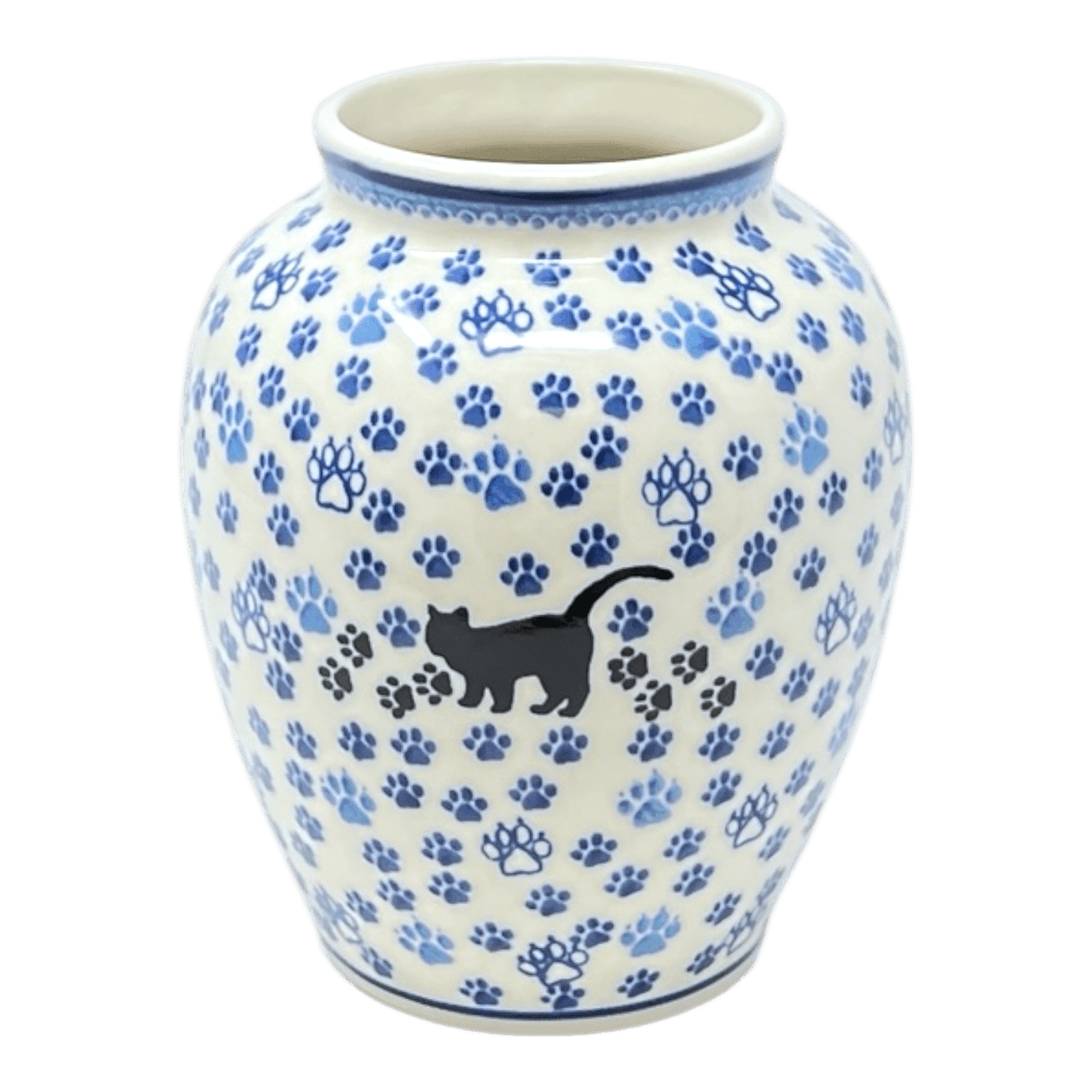 Vase, Tall, 6.5" in "Cat Tracks" by Ceramika Artystyczna | A345-1771