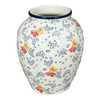 Polish Pottery CA 6.5" Tall Vase (Soft Bouquet) | A345-2378X at PolishPotteryOutlet.com