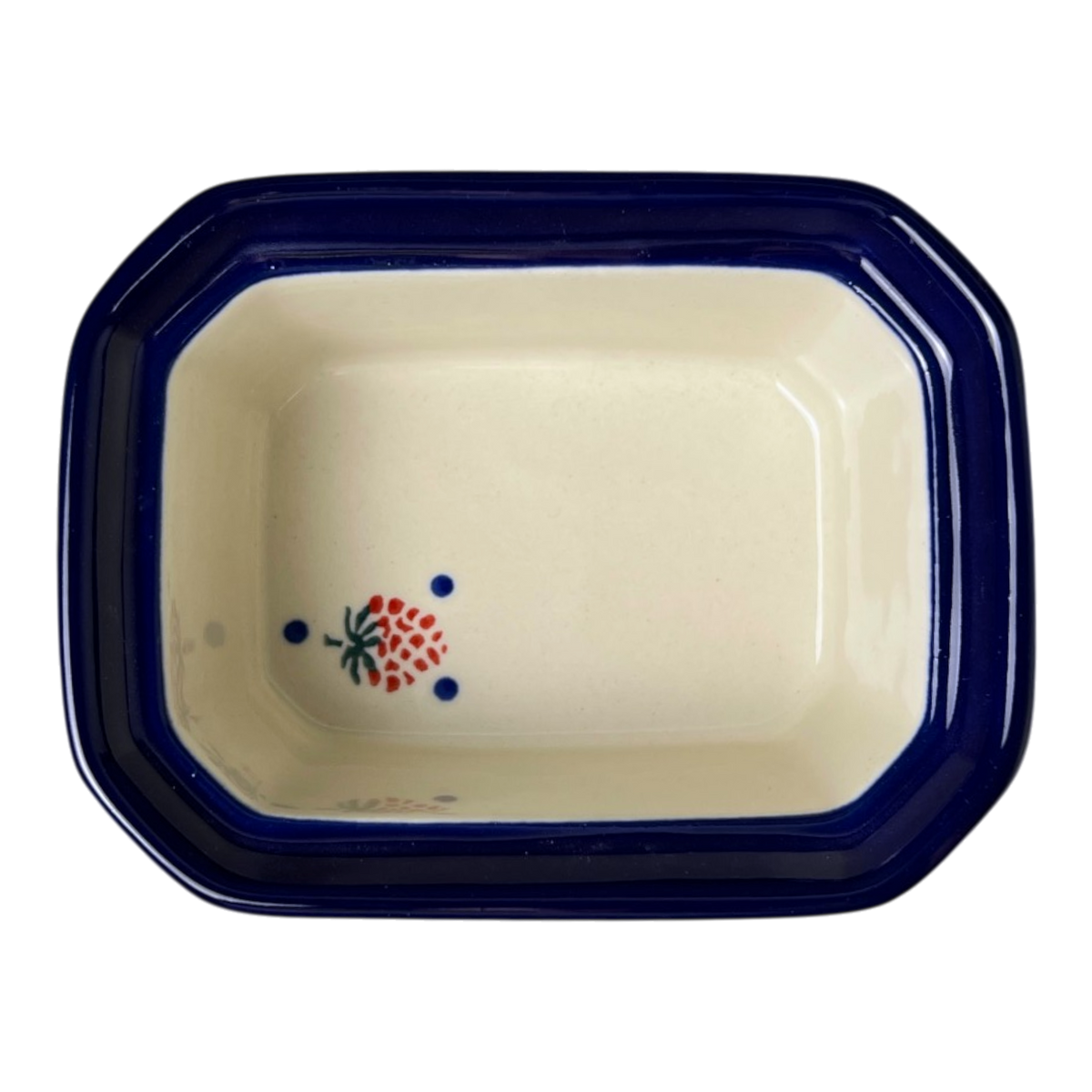 Canister, Rectangular, Small, 4.5" x 3.5" in "Mixed Berries" by Ceramika Artystyczna | A385-1449X
