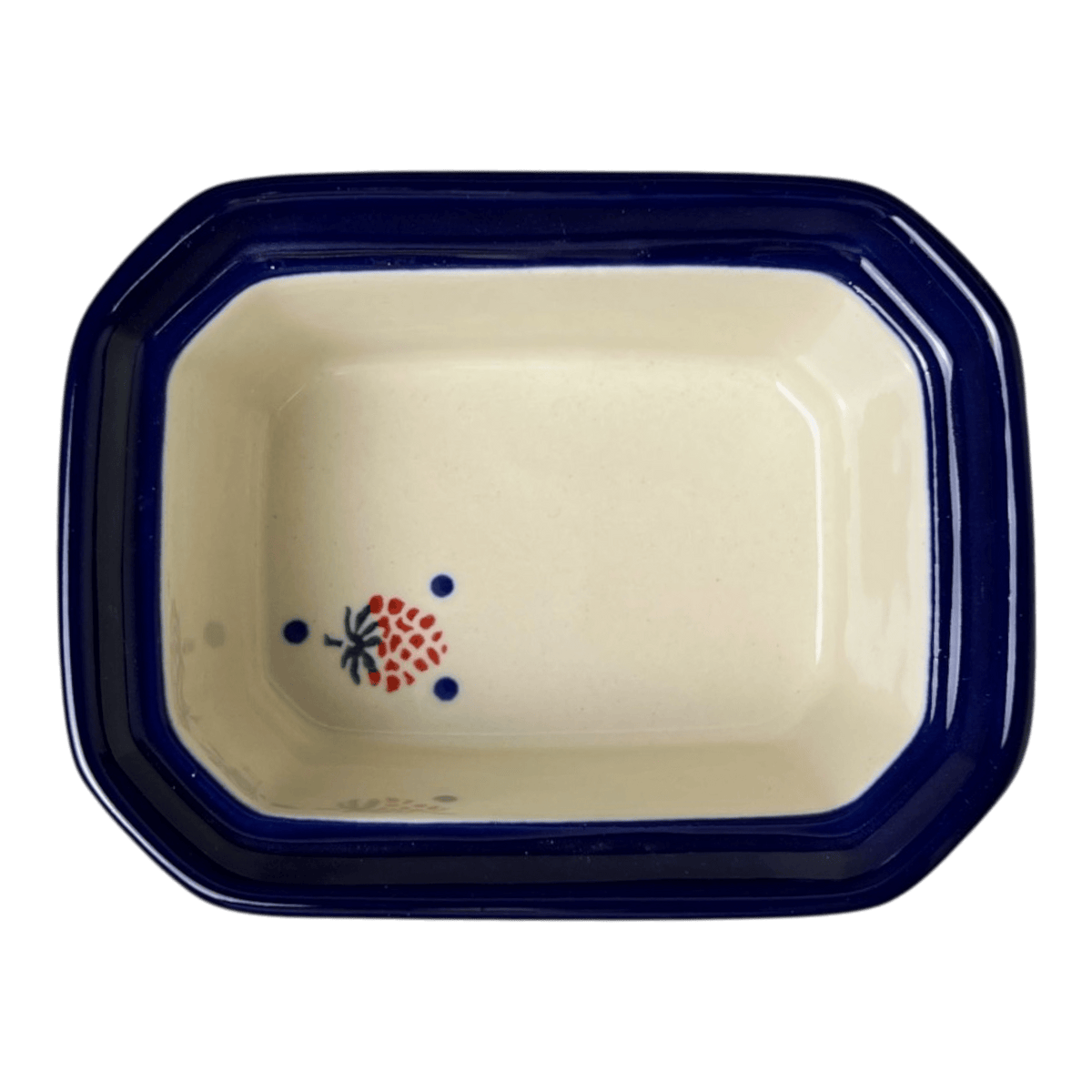 Canister, Rectangular, Small, 4.5" x 3.5" in "Mixed Berries" by Ceramika Artystyczna | A385-1449X