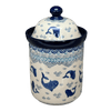 Polish Pottery 1 Liter Canister (Koi Pond) | A491-2372X at PolishPotteryOutlet.com