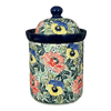 Polish Pottery 1 Liter Canister (Tropical Love) | A491-U4705 at PolishPotteryOutlet.com