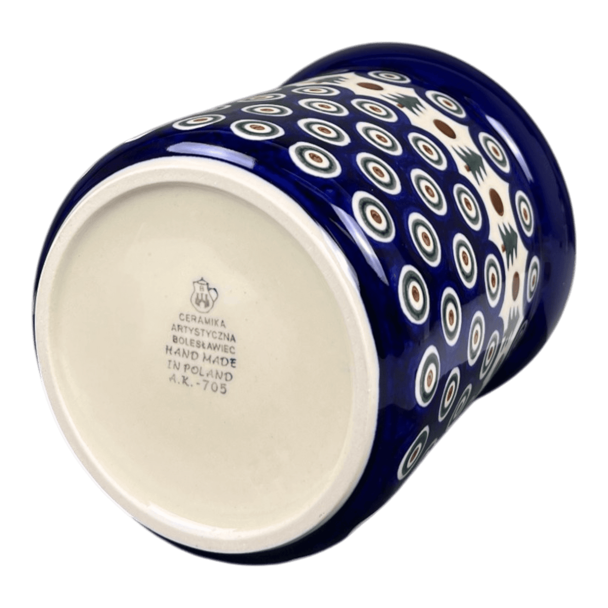 Canister, 1.3 Liter in "Peacock Pine" by Ceramika Artystyczna | A492-366x