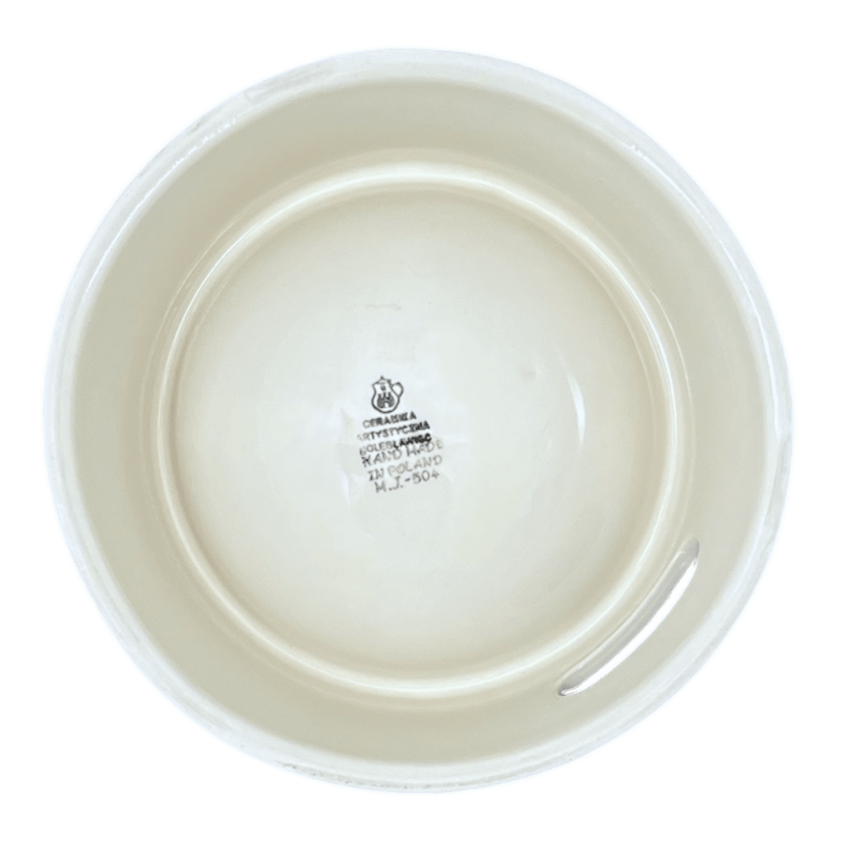 Bowl, Round, Dog Bowl, 5.5" Large in "Paw Prints" by Ceramika Artystyczna | A525-1770X