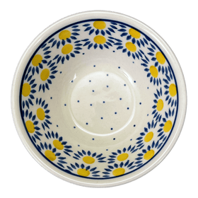 Polish Pottery 4.75" Bowl (Sunny Circle) | A556-0215 Additional Image at PolishPotteryOutlet.com