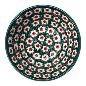 Polish Pottery 4.75" Bowl (Riot Daffodils) | A556-1174Q Additional Image at PolishPotteryOutlet.com