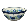 Polish Pottery CA 4.75" Bowl (Hyacinth in the Wind) | A556-2037X at PolishPotteryOutlet.com