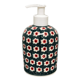 Polish Pottery 5.5" Soap Dispenser (Riot Daffodils) | A573-1174Q Additional Image at PolishPotteryOutlet.com