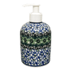Polish Pottery 5.5" Soap Dispenser (Ring of Green) | A573-1479X at PolishPotteryOutlet.com