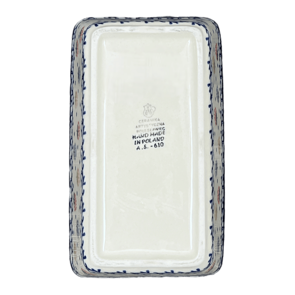 Baker, Bread, Medium, 8" x 5" in "Mixed Berries" by Ceramika Artystyczna | A603-1449X