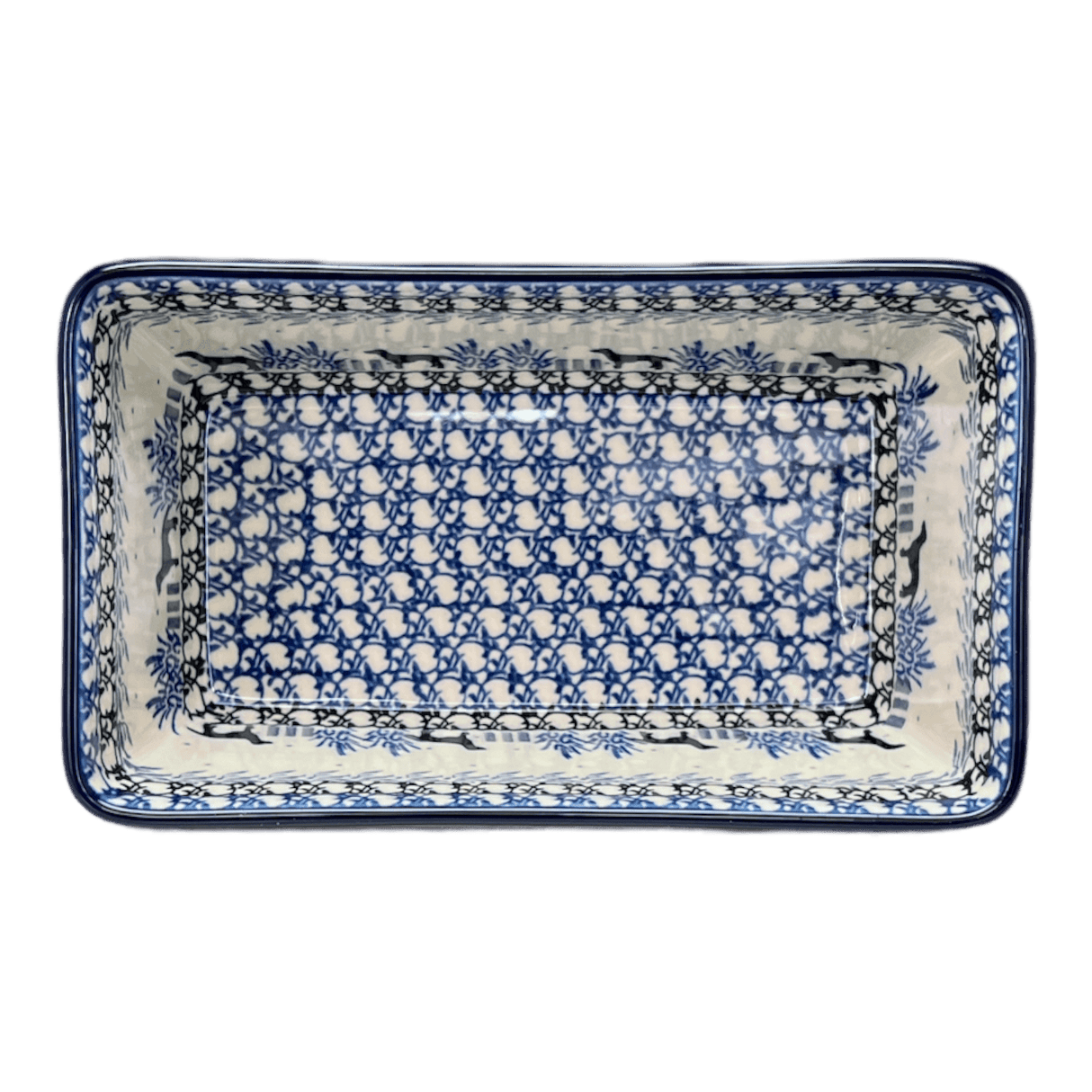 Baker, Bread, Medium, 8" x 5" in "Labrador Loop" by Ceramika Artystyczna | A603-2862X