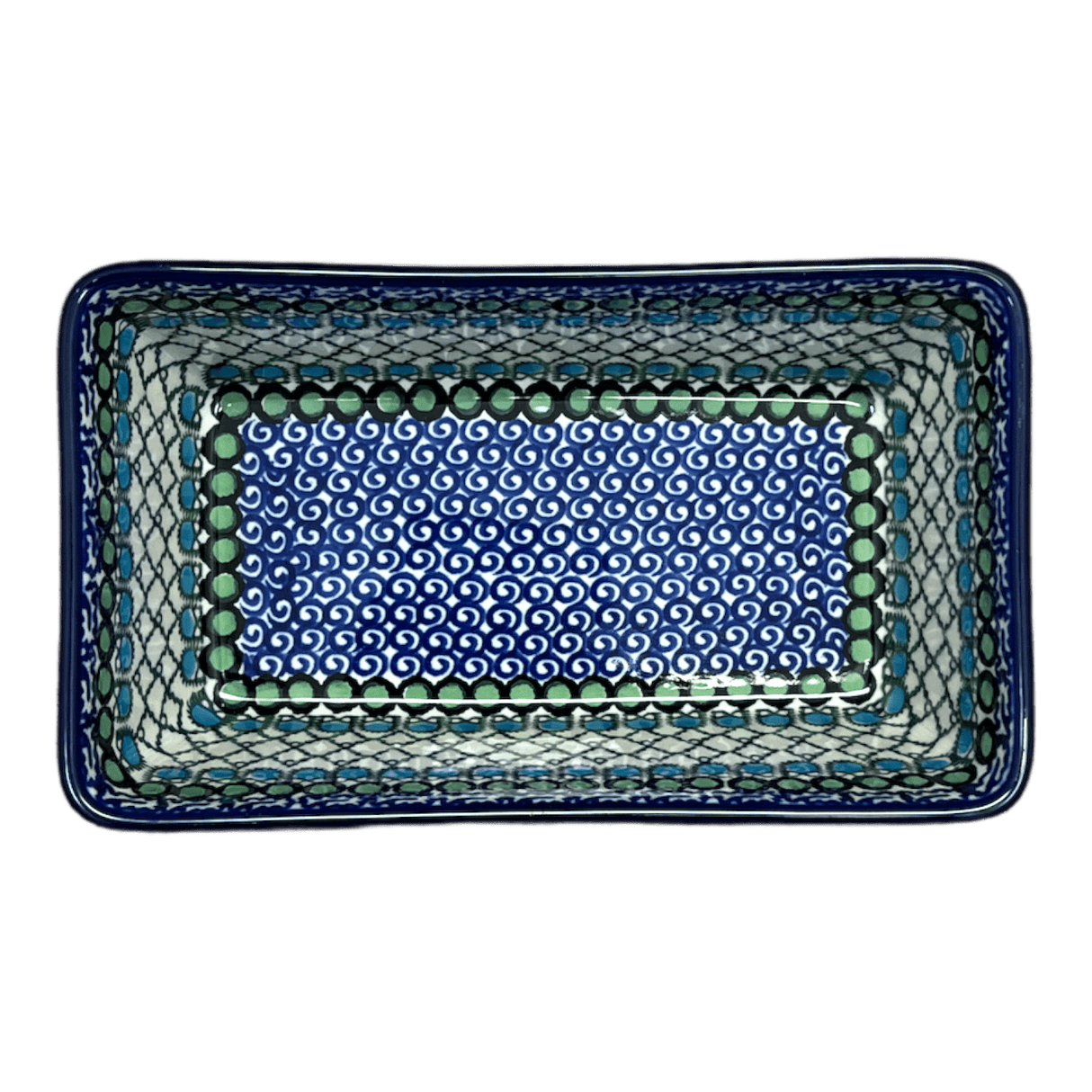 Baker, Bread, Medium, 8" x 5" in "Mediterranean Waves" by Ceramika Artystyczna | A603-U72