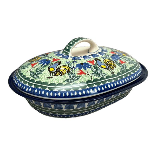 Polish Pottery - 9x11 Rectangular Baker - Misty Green - The Polish  Pottery Outlet