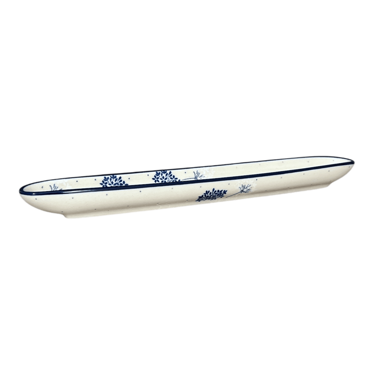 Olive Boat, 12" x 2" in "In the Wind" by Ceramika Artystyczna | A924-2788X