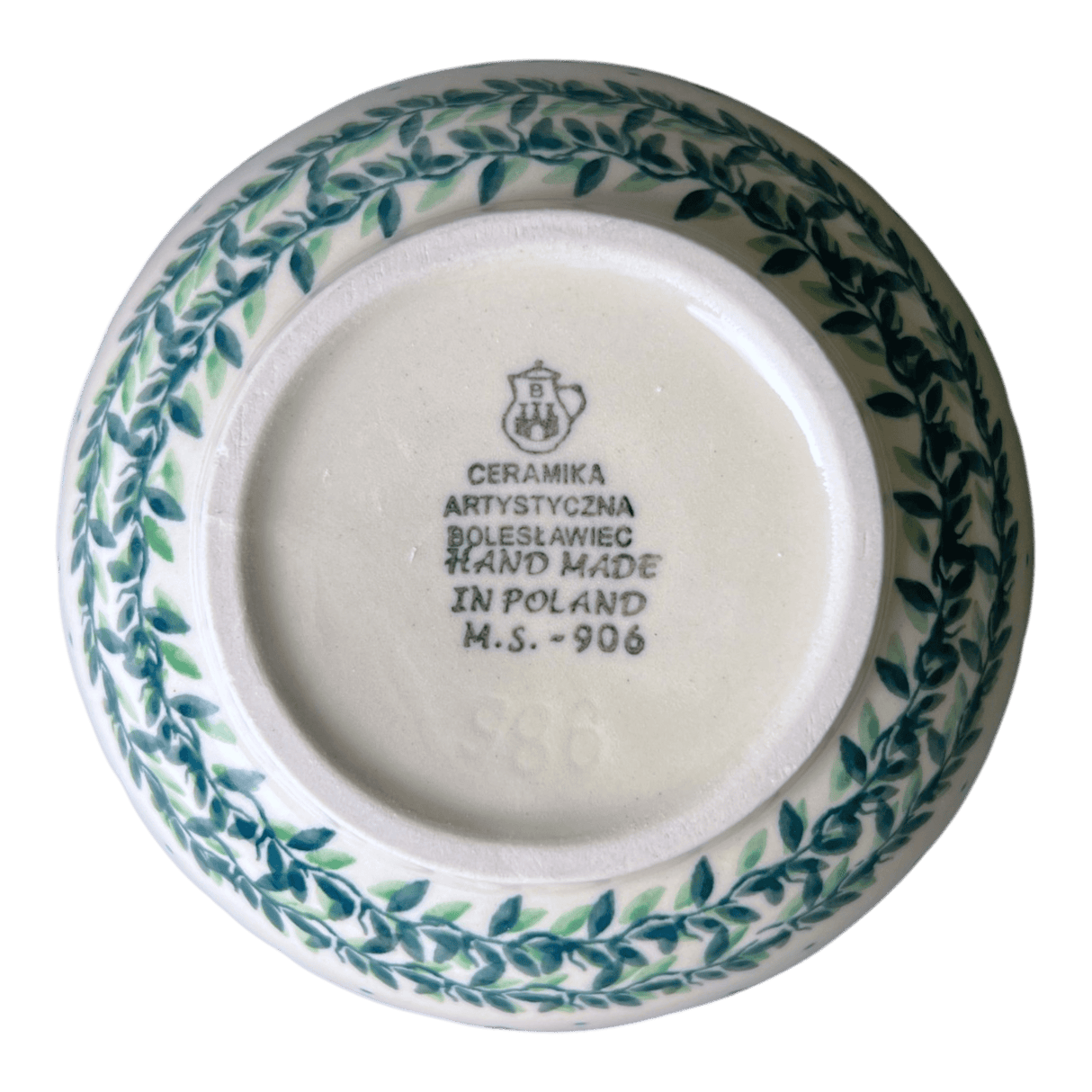 Bowl, Round, Deep, 5.5" in "Race Track" by Ceramika Artystyczna | A986-2241X