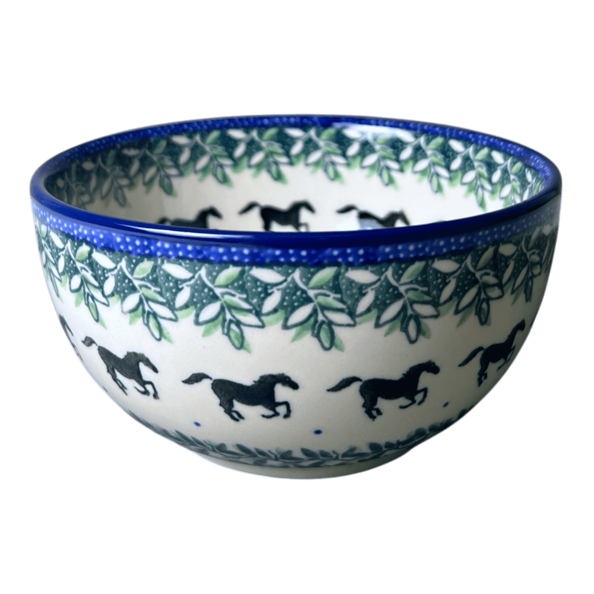 Bowl, Round, Deep, 5.5" in "Race Track" by Ceramika Artystyczna | A986-2241X