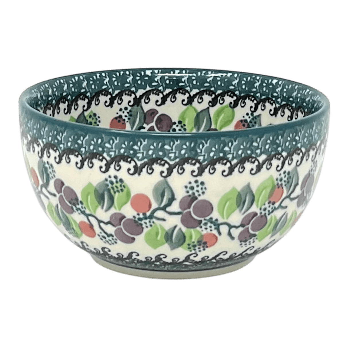 Bowl, Round, Deep, 5.5" in "Sugar Plums" by Ceramika Artystyczna | A986-2838Q