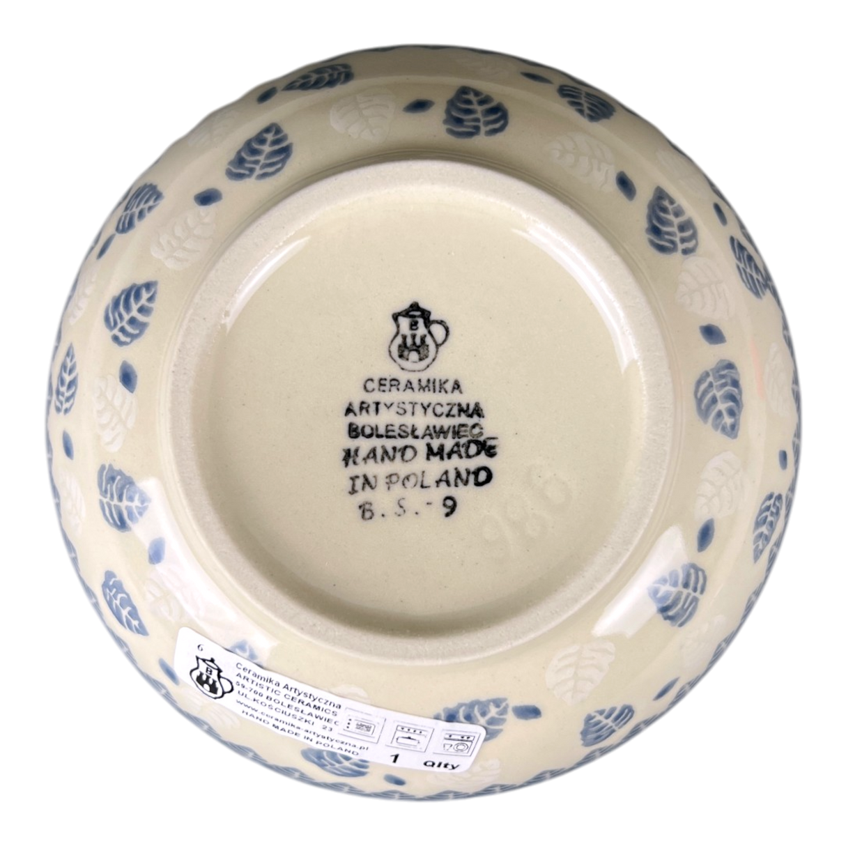 Bowl, Round, Deep, 5.5" in "Lone Owl" by Ceramika Artystyczna | A986-3326X