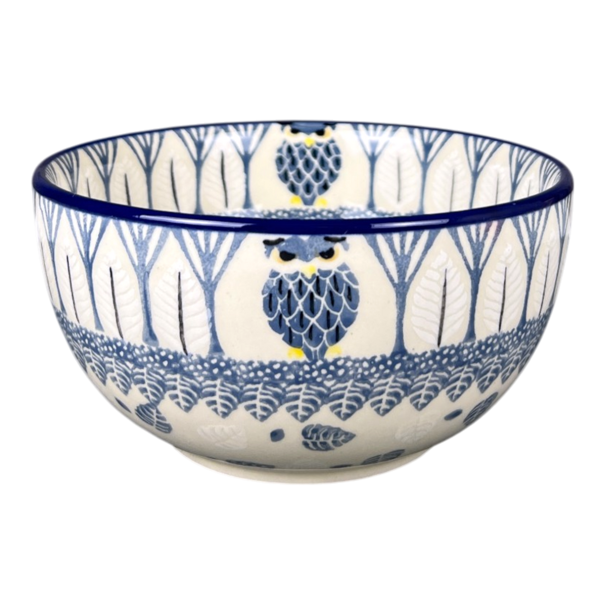 Bowl, Round, Deep, 5.5" in "Lone Owl" by Ceramika Artystyczna | A986-3326X