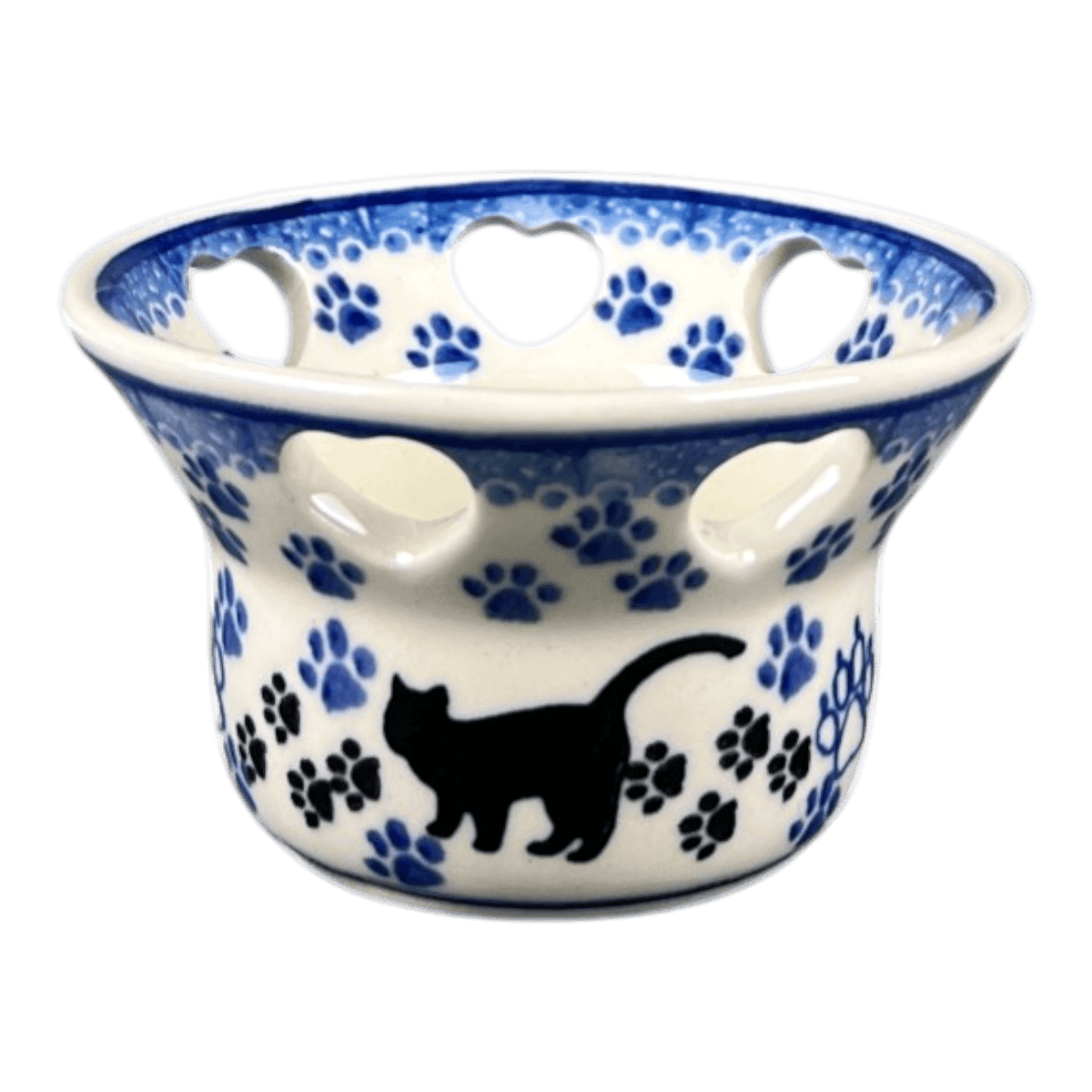 Candle Holder, Votive, 2" in "Cat Tracks" by Ceramika Artystyczna | AA90-1771