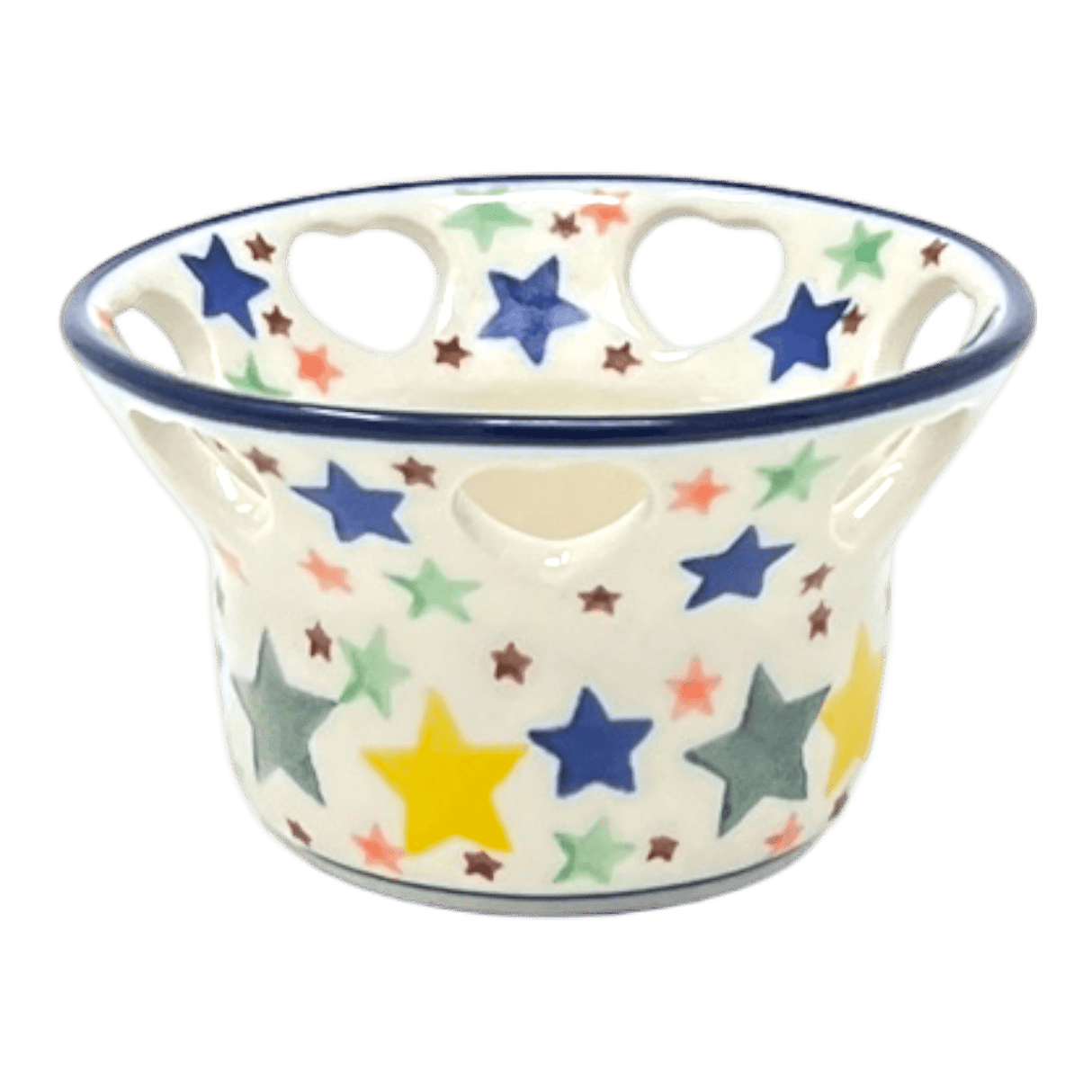 Candle Holder, Votive, 2" in "Star Shower" by Ceramika Artystyczna | AA90-359X