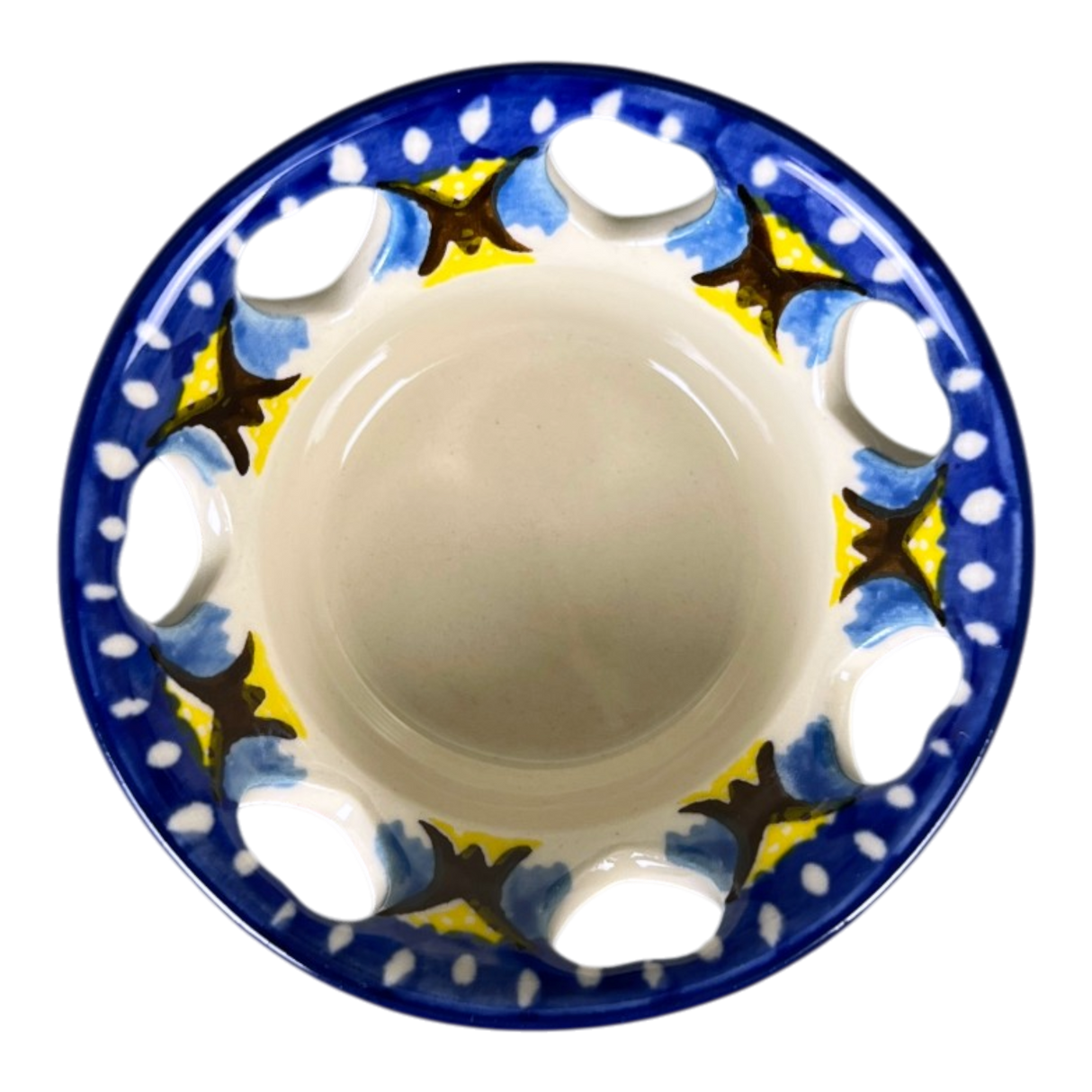 Candle Holder, Votive, 2" in "Regal Roosters" by Ceramika Artystyczna | AA90-U2617