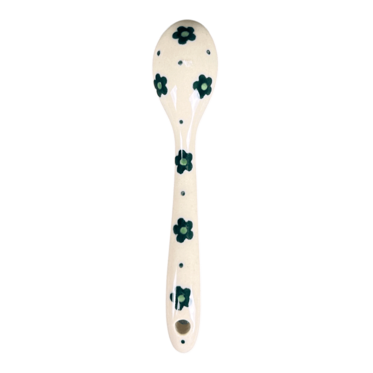 Spoon, Miniature, 3.75" in "Emerald Hearts" by Ceramika Artystyczna | AA93-2450X