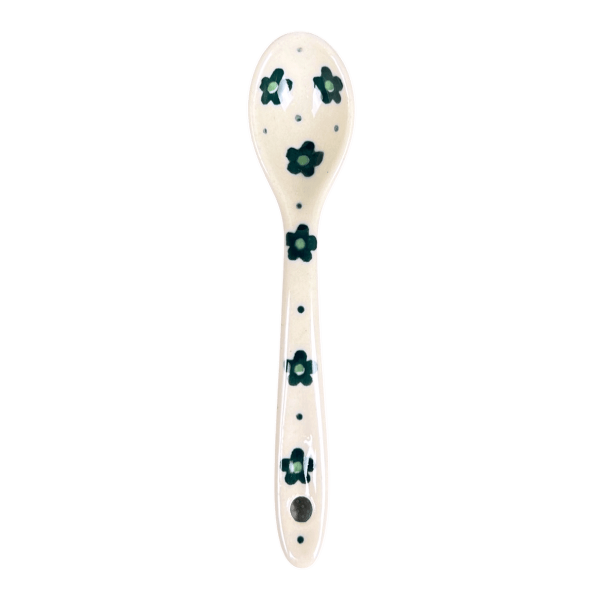Spoon, Miniature, 3.75" in "Emerald Hearts" by Ceramika Artystyczna | AA93-2450X