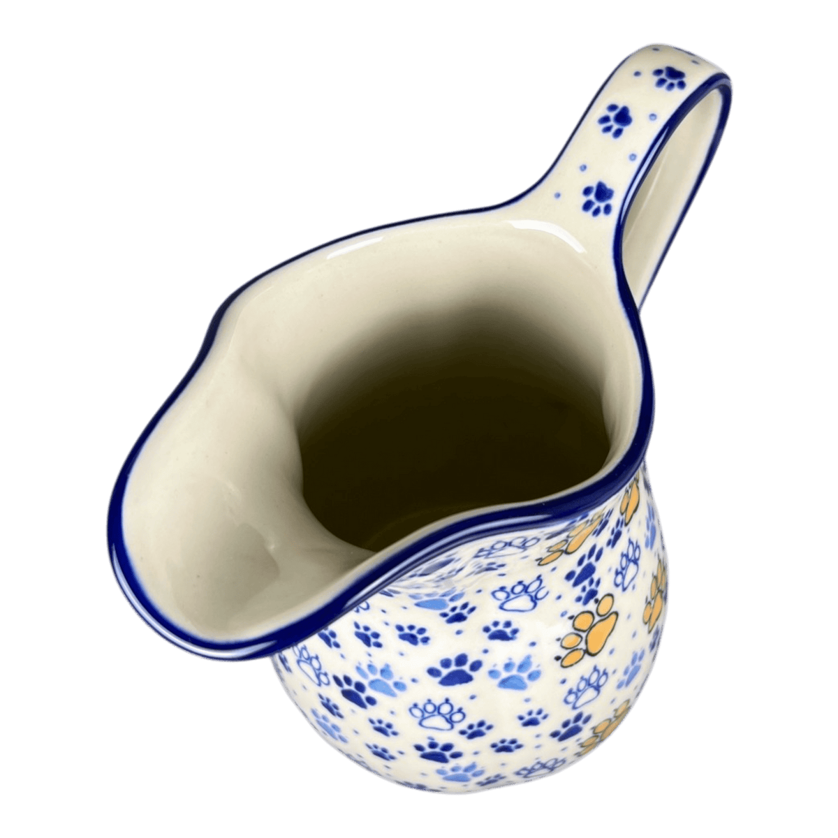 Pitcher, Fancy, Small 30 oz. in "Paw Prints" by Ceramika Artystyczna | AB36-1770X
