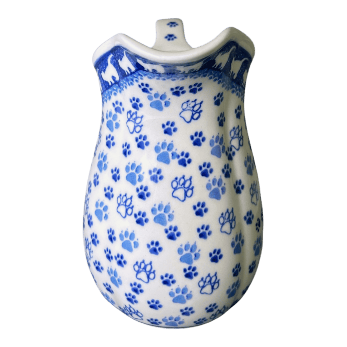 Pitcher, Fancy, Small 30 oz. in "Cat Tracks" by Ceramika Artystyczna | AB36-1771