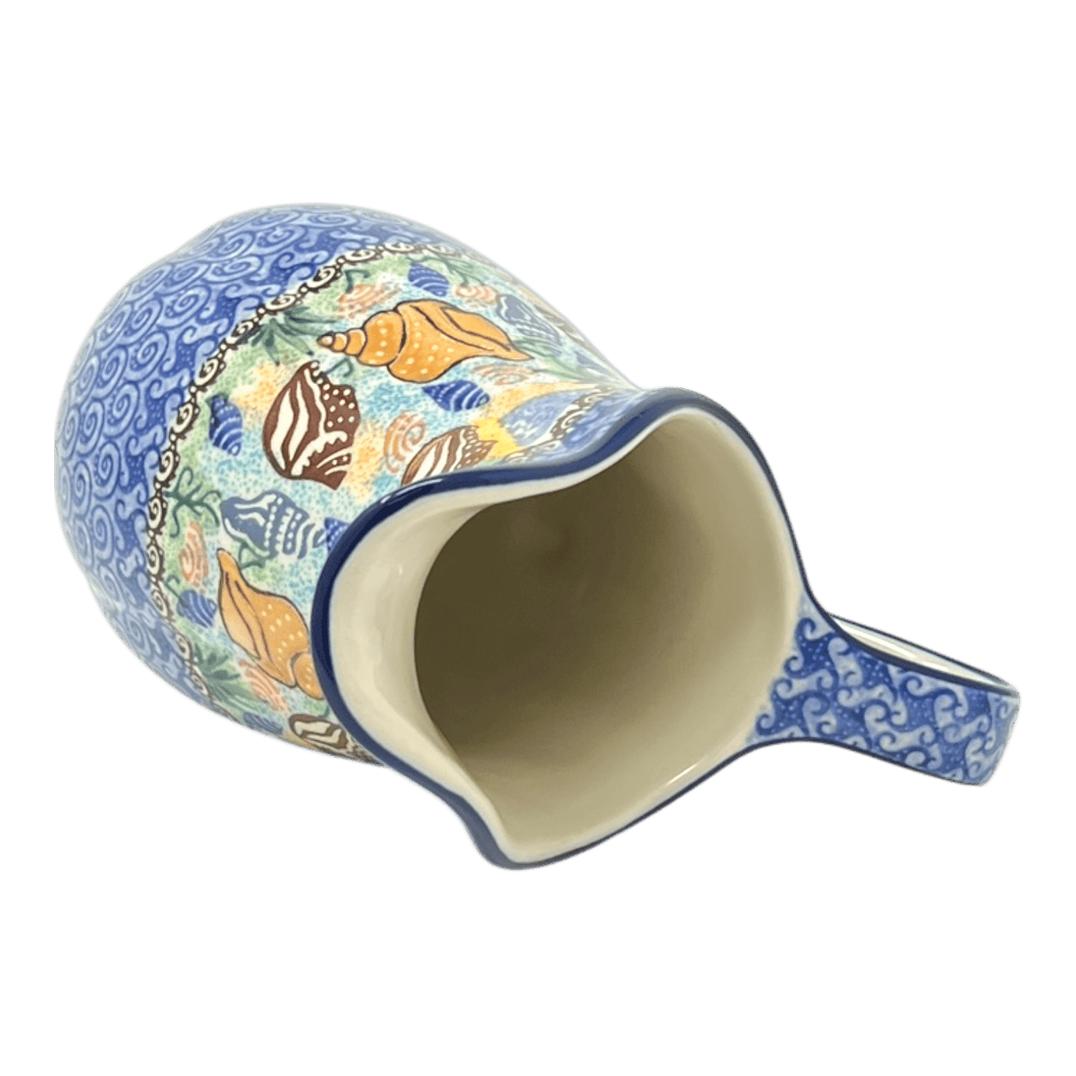 Pitcher, Fancy, Small 30 oz. in "Poseidon's Treasure" by Ceramika Artystyczna | AB36-U1899