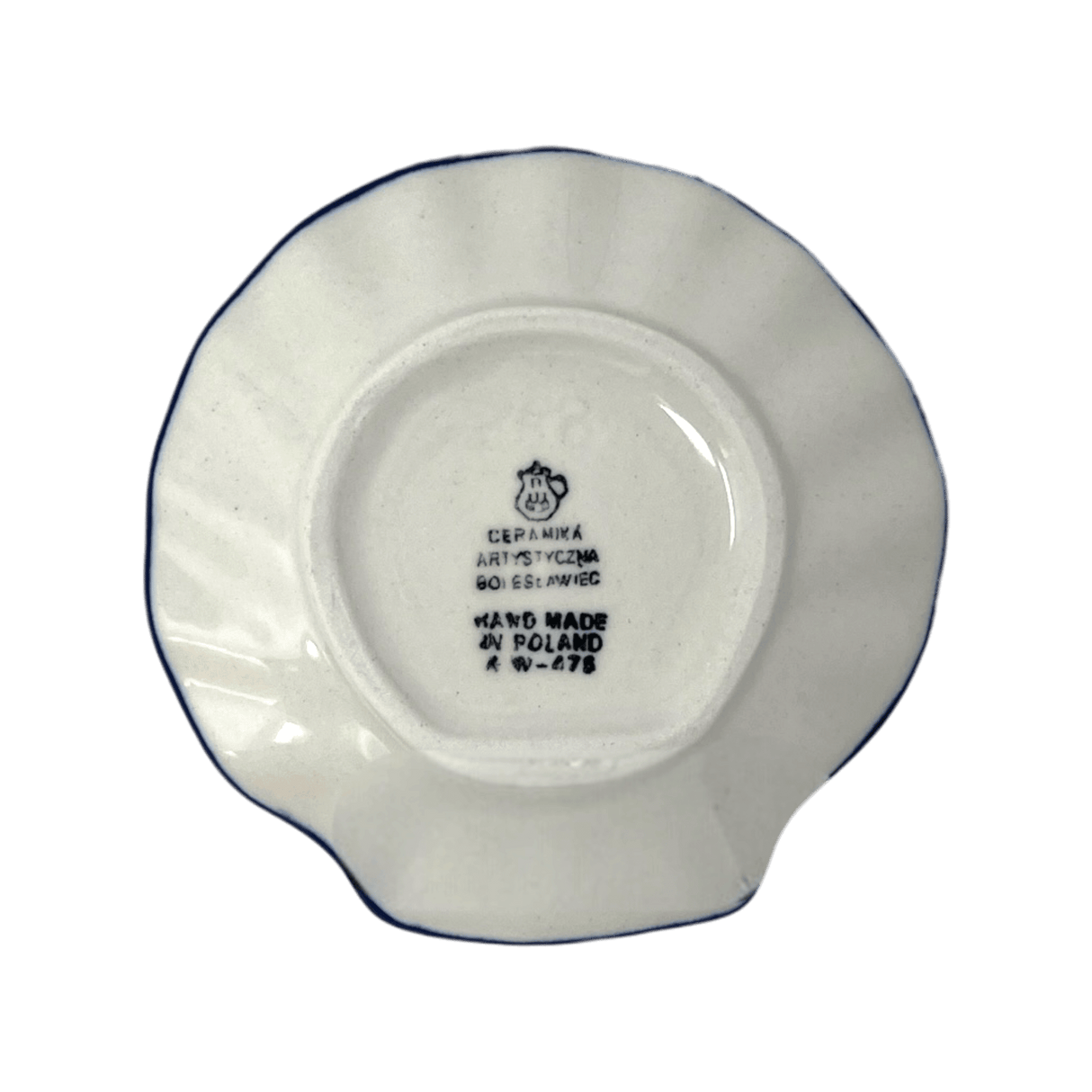 Saucer, Shell, 4" in "Rosie's Garden" by Ceramika Artystyczna | AB48-1490X