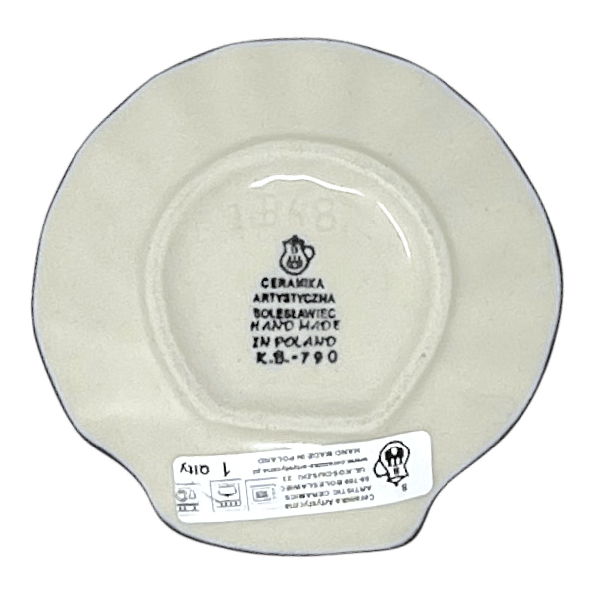 Saucer, Shell, 4" in "Star Shower" by Ceramika Artystyczna | AB48-359X