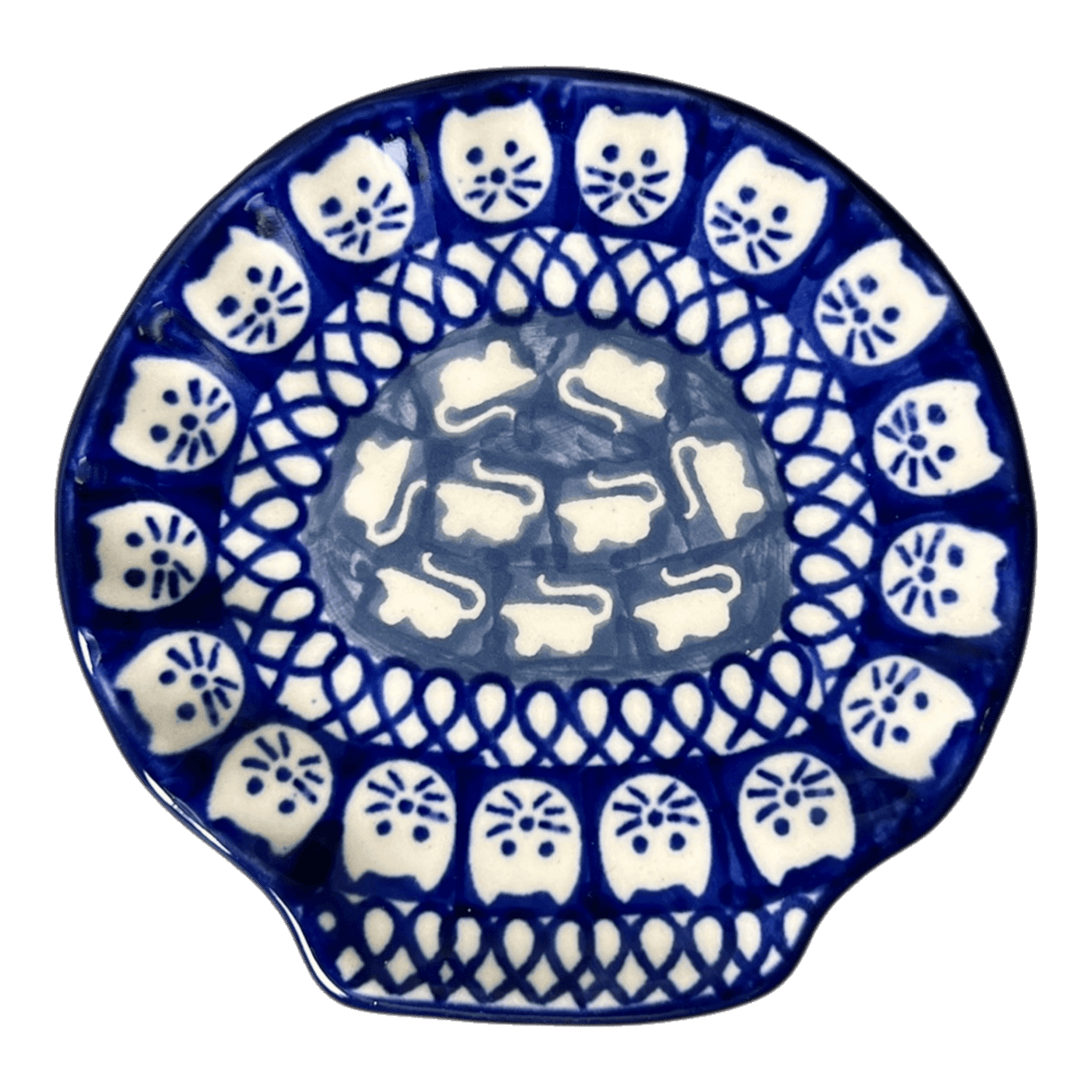 Saucer, Shell, 4" in "Cat & Mouse" by Ceramika Artystyczna | AB48-U9967