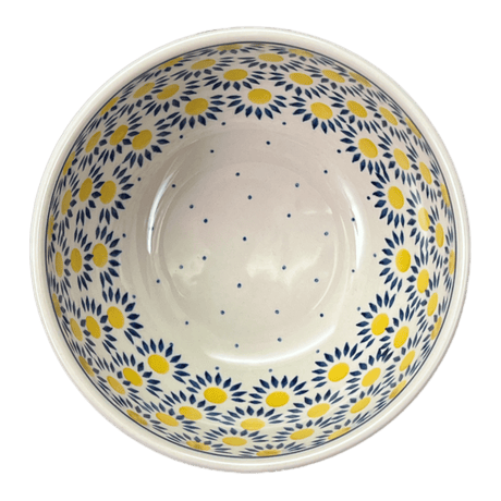 Bowl, Round, Deep, 6.25" in "Sunny Circle" by Ceramika Artystyczna | AC37-0215