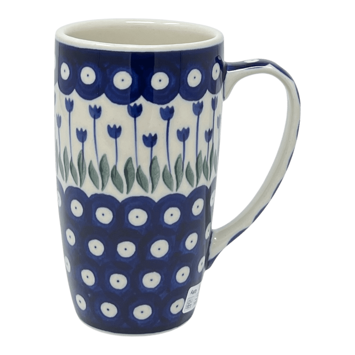 Tall Mug, 14 oz in "Tulip Dot" by Ceramika Artystyczna | AC52-377Z